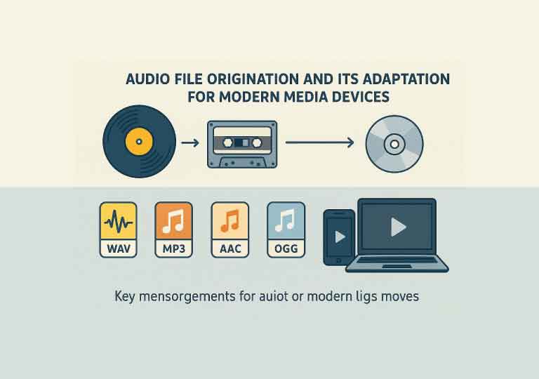 Audio File Origination and Its Adaptation for Modern Media Devices